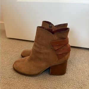 MIA Women’s Suede Ankle Boot in Brown
